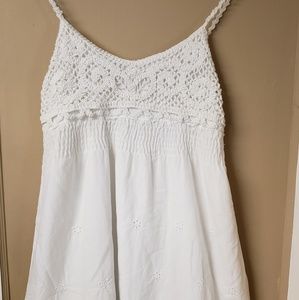 Eyelet Babydoll Dress